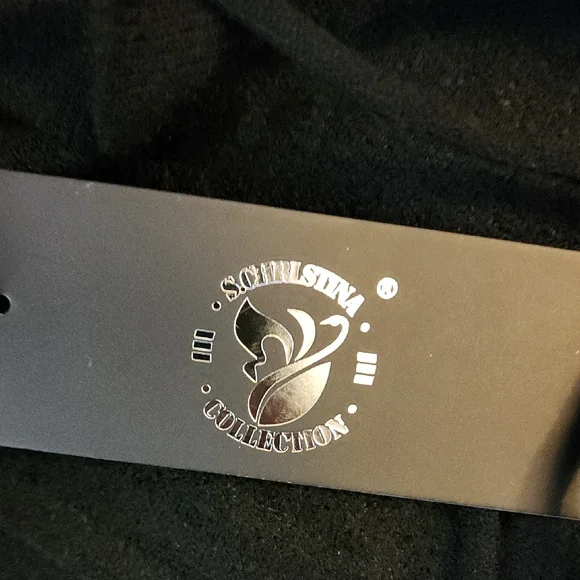 100% Cashmere L/XL. S.Christina Collection Black Hoodie. NWT - Picture 2 of 4